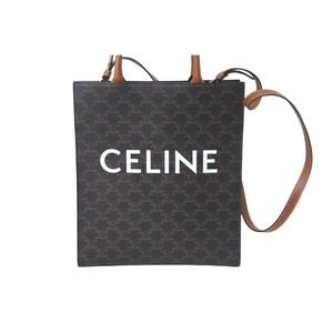 Celine Bag Small Cover Brown 2WAY Vertical Tote